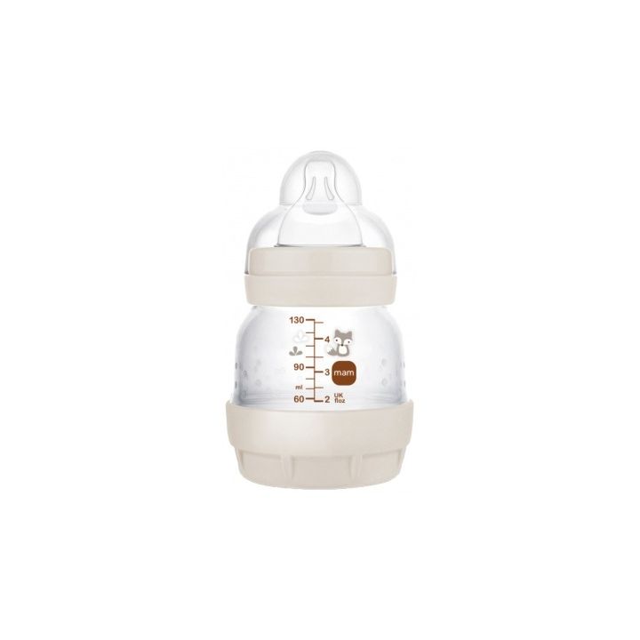Biberon Easy Start anti-colique 0 mois débit 0 sable Mam - 1 biberon de 130ml