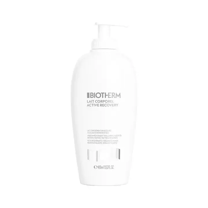 Active Recovery lait corporel Biotherm - flacon-pompe de 400ml