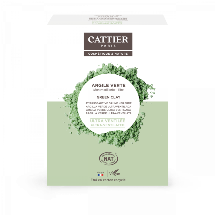 Argile Verte ultra ventilée Cattier - boîte 250 g