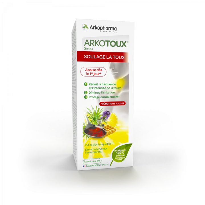 Arkotoux Sirop soulage la toux Arkoharma - flacon de 140 ml