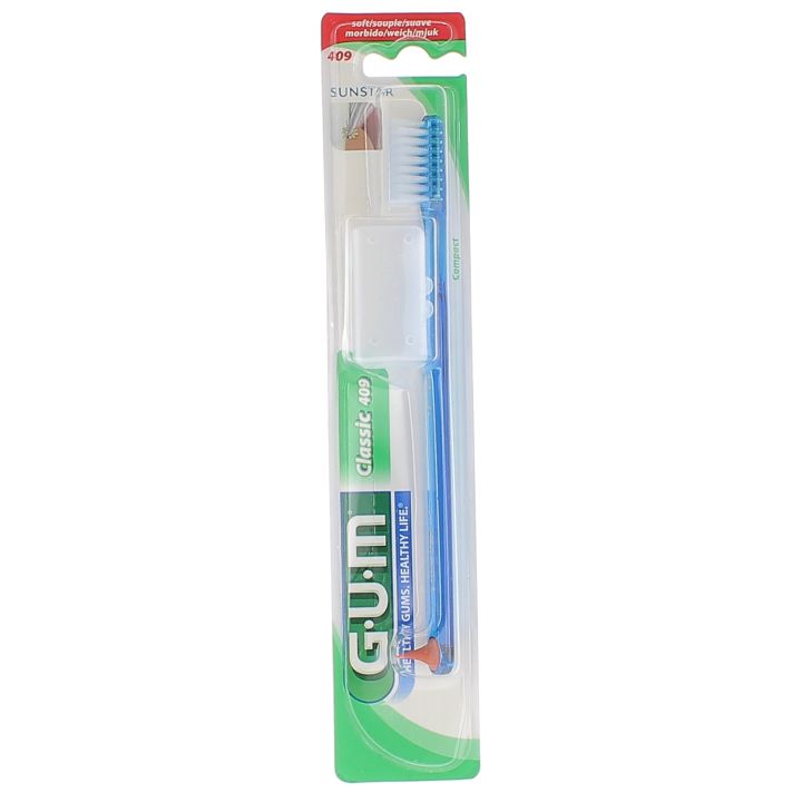 Brosse à dents classic 409 souple GUM - 1 brosse à dents