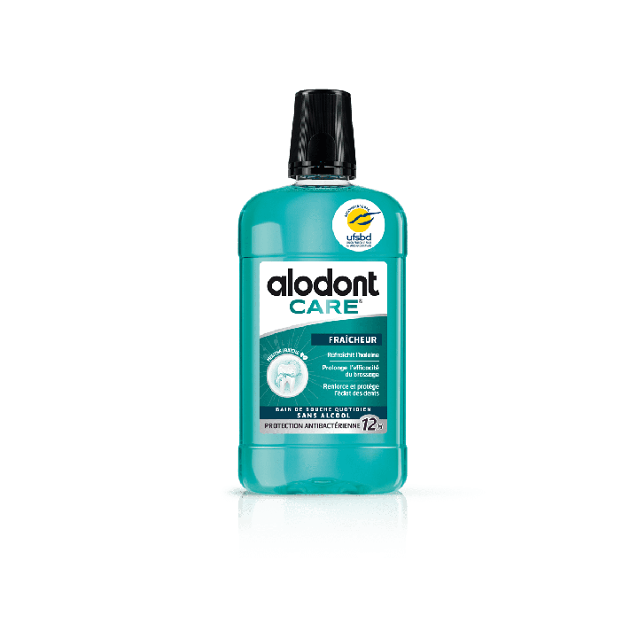 Bain de bouche fraîcheur Alodont Care - flacon de 500 ml