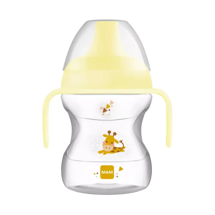 Tasse d’apprentissage Animal 6+ mois MAM - tasse de 190 ml