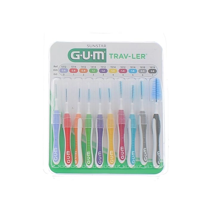 Brossettes interdentaires Trav-Ler GUM - lot de 10 brossettes