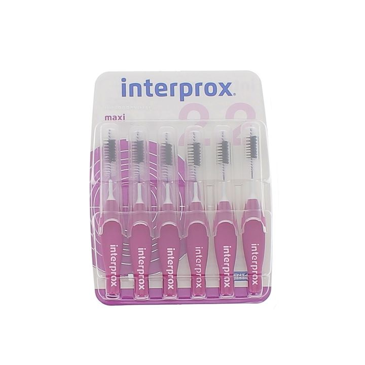 Brossettes interdentaires Interprox maxi premium 2.2mm violet Crinex - 6 brossettes interdentaires