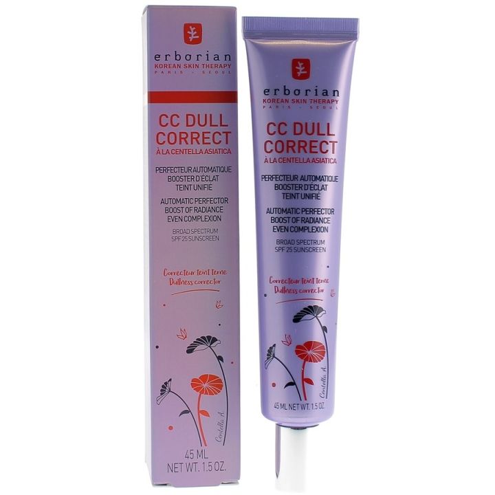 CC dull correct à la Centella Asiatica Erborian - tube de 45 ml