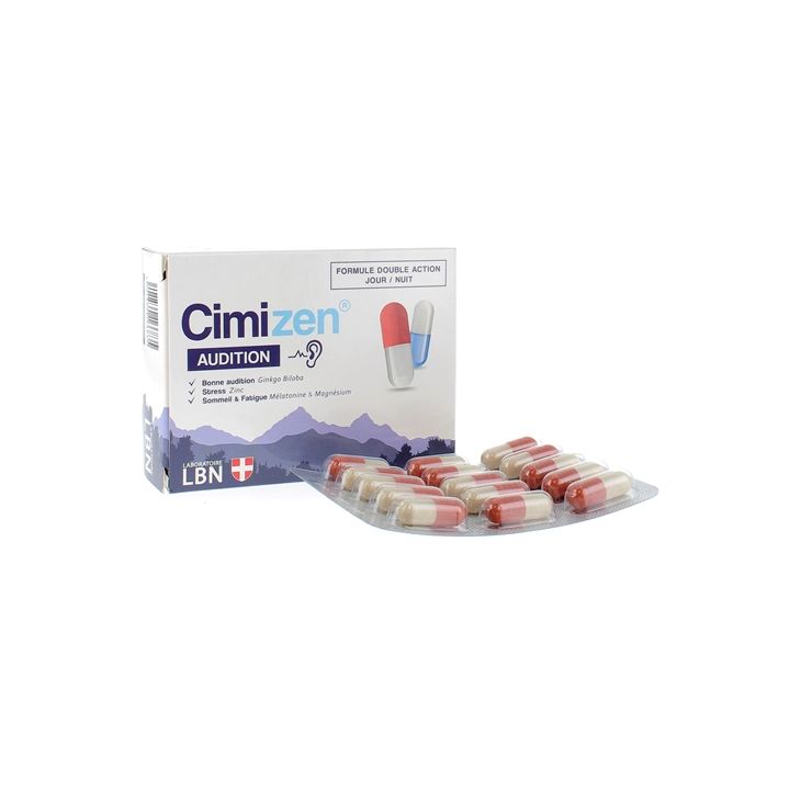 Cimizen Audition Jour & Nuit Laboratoire LBN - boîte de 60 gélules