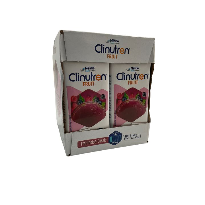 Clinutren fruit saveur framboise cassis - 4 briques de 200 ml