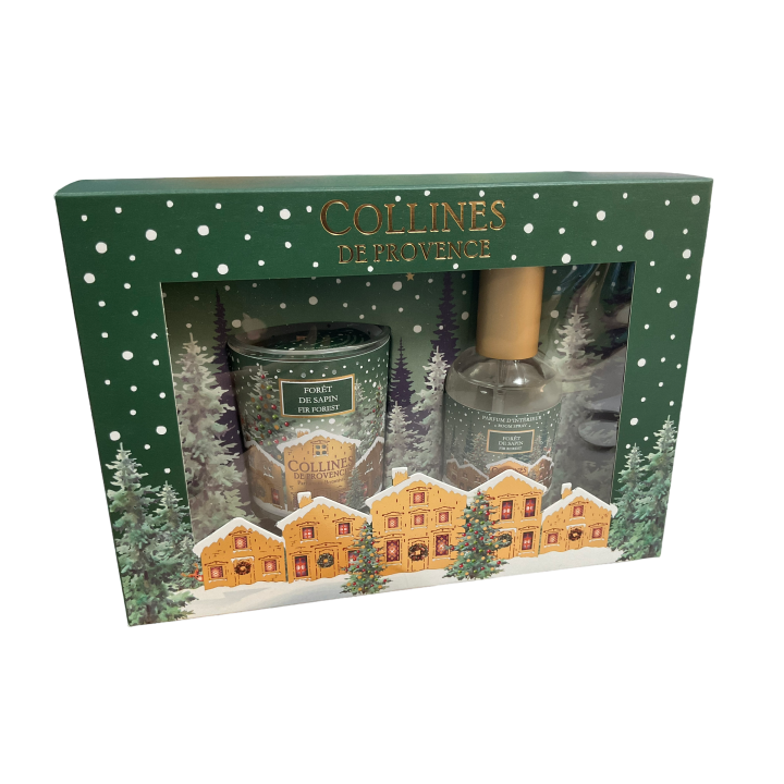 Coffret cadeau Forêt de sapin Collines de Provence - coffret contenant 2 produits