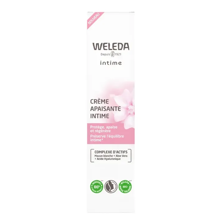 Crème apaisante intime bio Weleda - tube de 30 ml