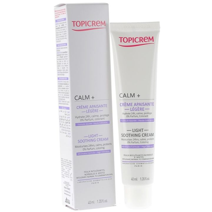 Crème apaisante légère CALM+ Topicrèm - tube de 40 ml