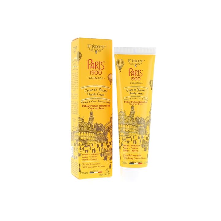 Crème de beauté visage et cou au miel Féret Parfumeur - tube de 100ml