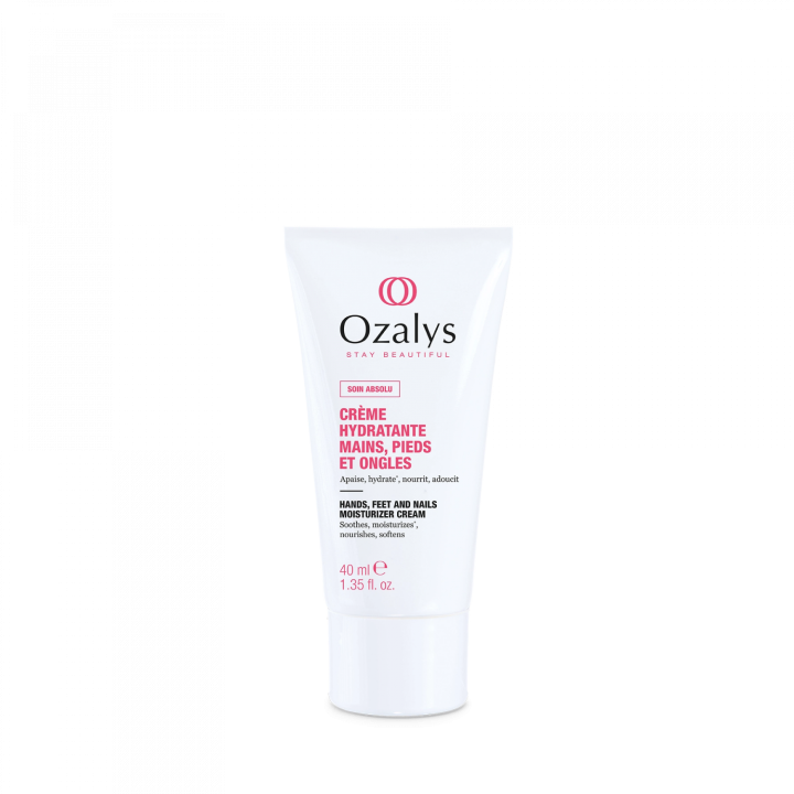Crème hydratante mains, pieds et ongles Ozalys - tube de 40ml