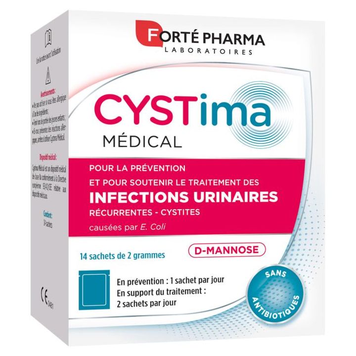 Cystima médical Forté Pharma - boîte de 14 sachets de 2g