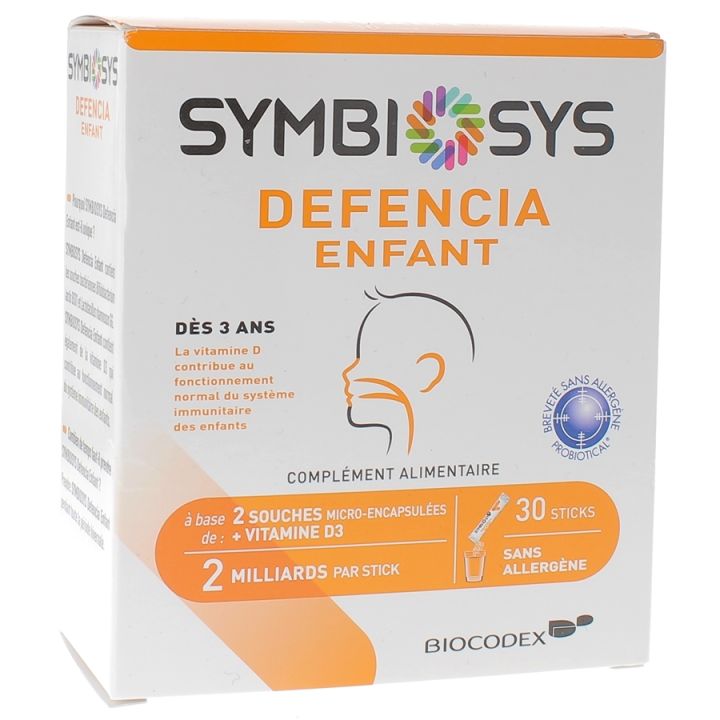 Defencia Enfant Symbiosys Biocodex - boîte de 30 sticks