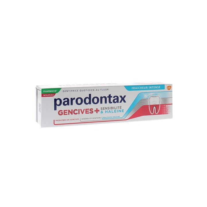 Dentifrice Gencives + sensibilité & haleine Parodontax - tube de 75ml