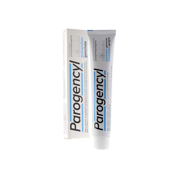 Dentifrice prévention gencives blancheur Parogencyl - un tube de 75 ml