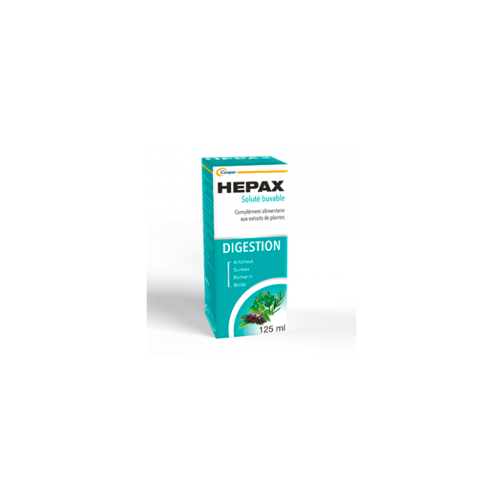 Digestion solution buvable Hepax - flacon de 125 ml