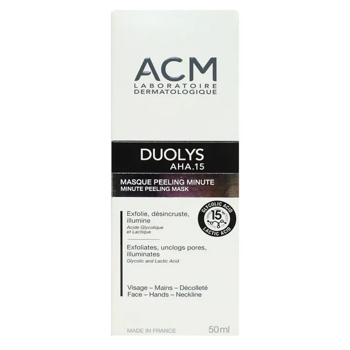 Duolys AHA.15 masque peeling minute ACM - tube de 50ml