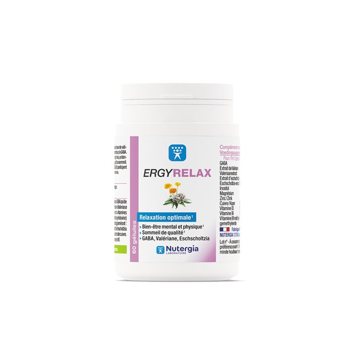 Ergyrelax Nutergia - boîte de 60 gélules