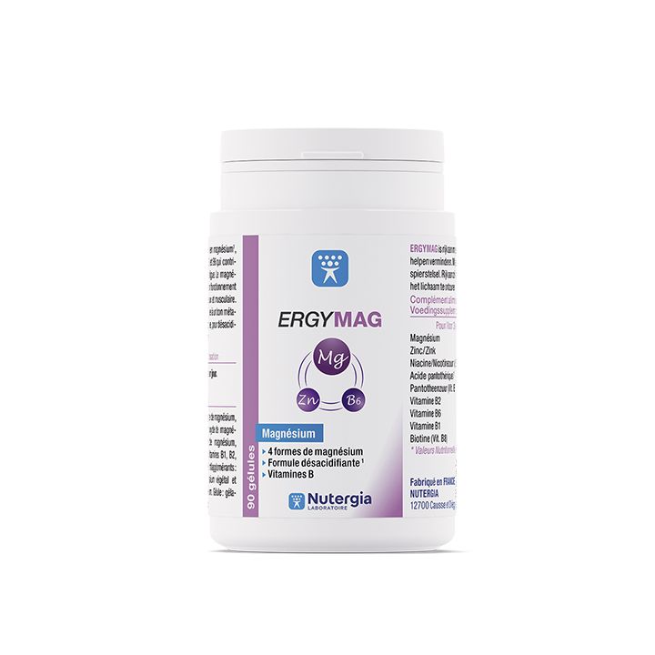 Ergymag Magnésium Nutergia - boîte de 180 gélules