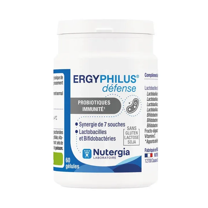 Ergyphilus Défense Nutergia - pot de 60 gélules