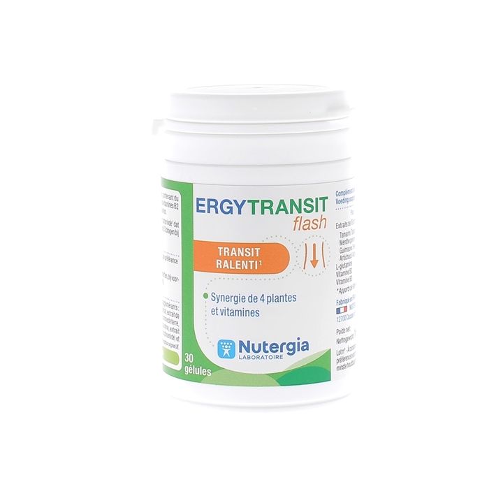 Ergytransit flash Nutergia - pot de 30 gélules