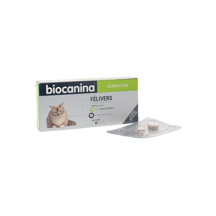 Félivers Biocanina - boîte de 4 comprimés
