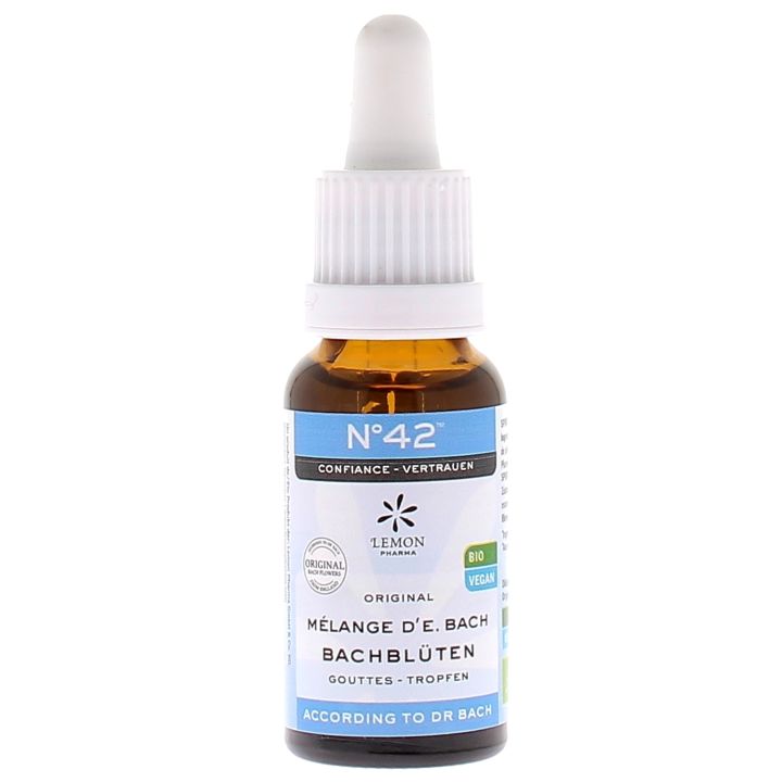 Fleurs de Bach N°42 Confiance bio Lemon Pharma - flacon de 20ml