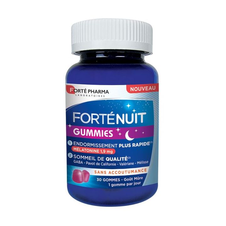 FortéNuit Gummies Forté Pharma - boîte de 30 gommes