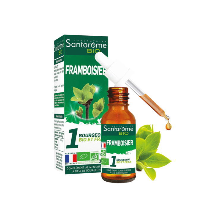 Framboisier Bourgeon bio Santarome - flacon-pipette de 30ml