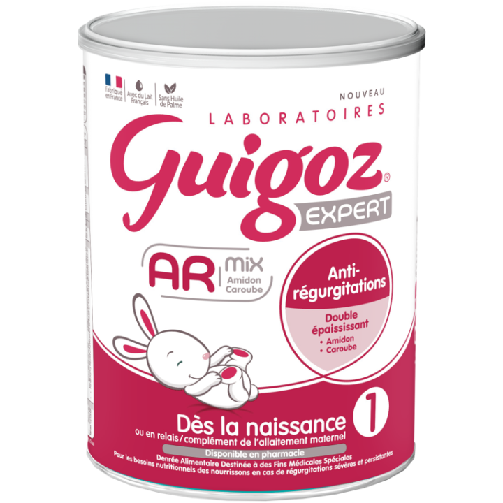 Lait expert AR 2ème âge dès la niassance anti-régurgitations Guigoz - pot de 780g