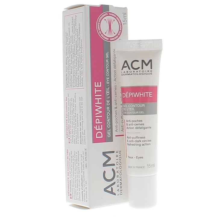 Gel contour de l'oeil dépiwhite anti-poches et anti-cernes ACM - tube de 15 ml