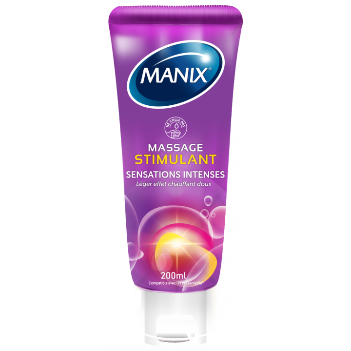 Gel de massage stimulant sensations intenses Manix - tube de 200ml