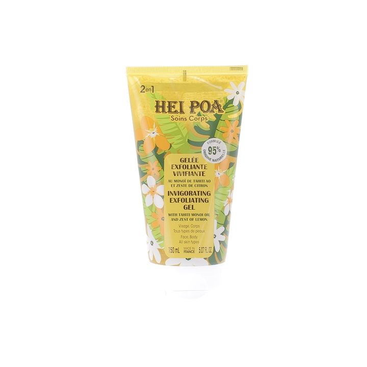 Gelée exfoliante vivifiante Hei Poa - tube de 150ml