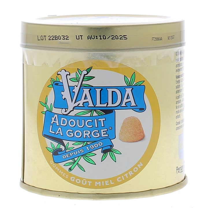 Valda gommes goût miel citron - pot de 140g