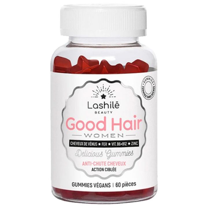 Good Hair Women anti-chute Lashilé Beauty - pot de 60 gummies