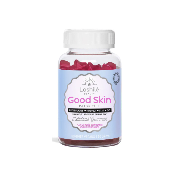 Good skin night Lashilé Beauty - pot de 60 gummies