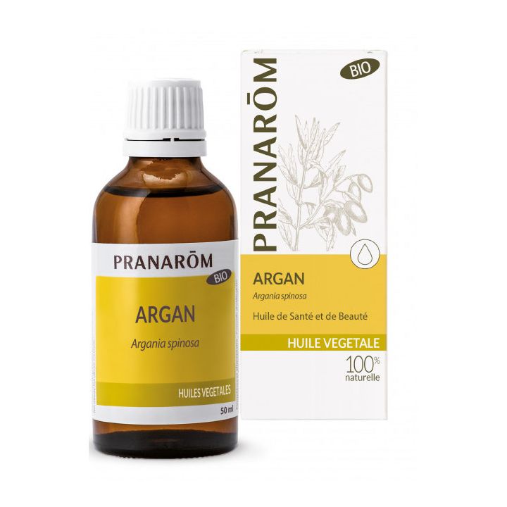 Huile végétale BIO d'argan Pranarôm - flacon de 50 ml