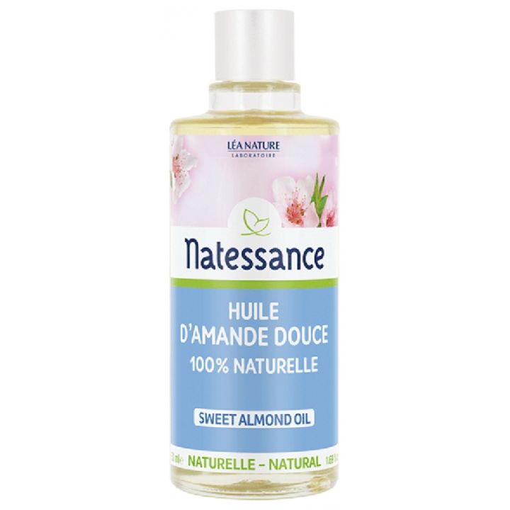 Huile d'amande douce Natessance - flacon de 50 ml