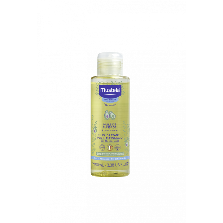 Huile de massage peau normale Mustela - flacon de 100 ml