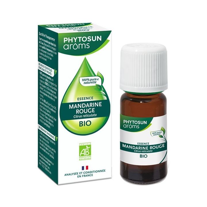 Huile essentielle mandarine rouge (Citrus reticulata) Phytosun Arôms - flacon de 10 ml