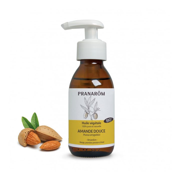 Huile végétale d'amande douce bio Pranarôm - flacon de 100 ml