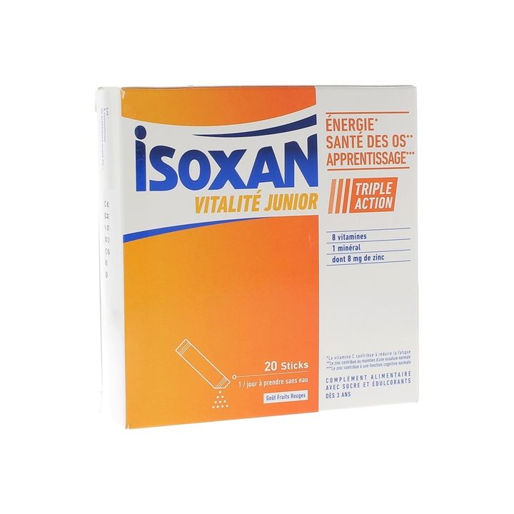 Vitalité Junior Isoxan - boite de 20 sticks