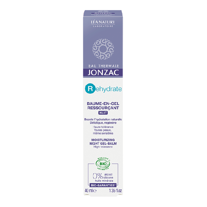 Jonzac rehydrate+ baume en gel ressourçant nuit Léa Nature - flacon 40 ml