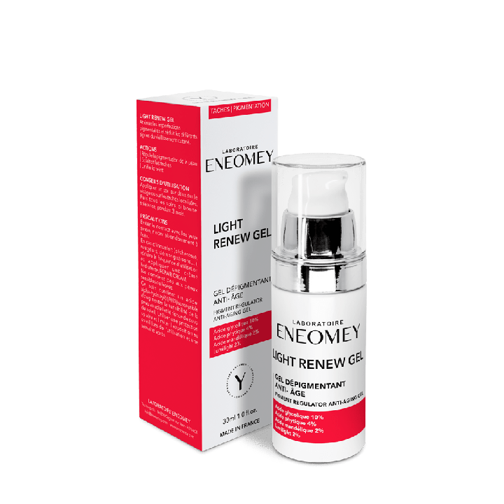 Light renew gel depigmentant anti-âge Eneomey - flacon de 30 ml