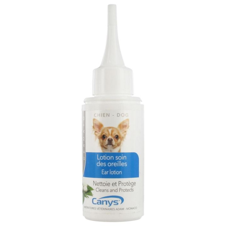 Lotion soin des oreilles chien Canys - flacon de 75ml