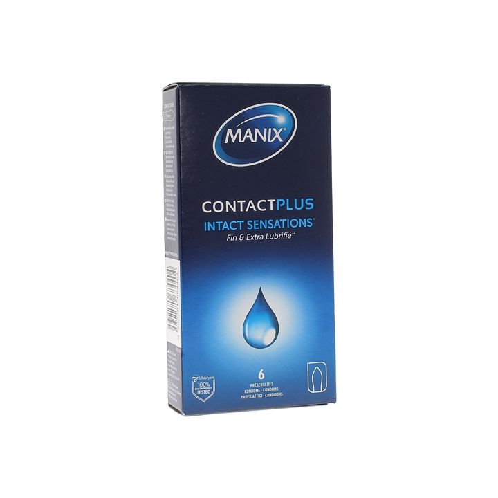 Préservatifs fins ContactPlus Manix - boîte de 6 préservatifs