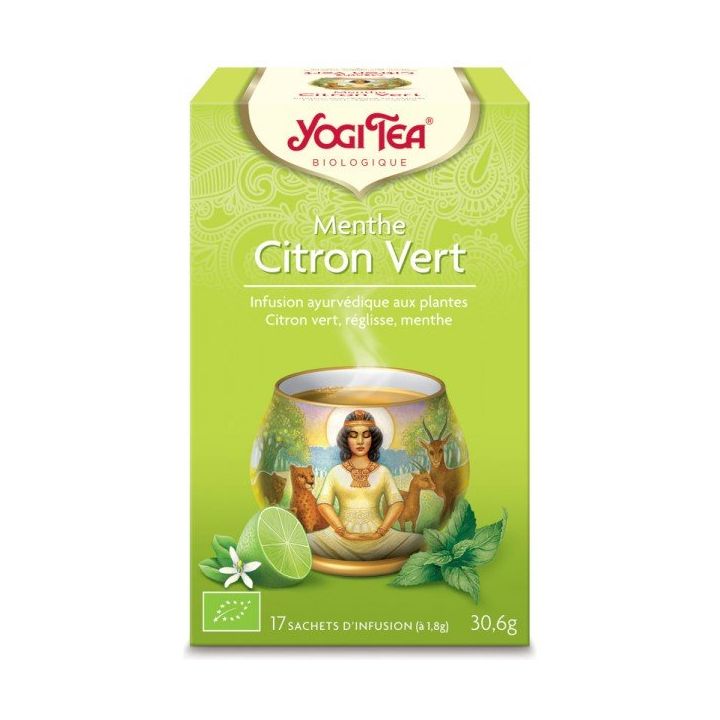 Menthe citron vert infusion BIO Yogi Tea - 17 infusettes