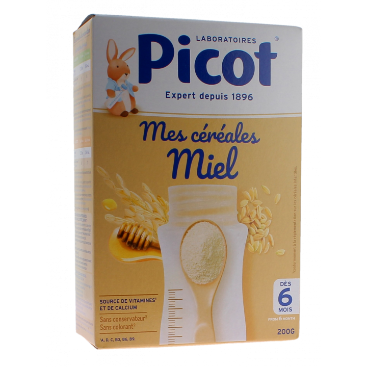 Mes céréales miel Picot - boite de 200g